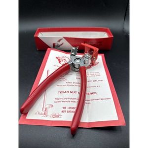 Vintage "The Texan" York Nut Sheller Cracker with Box San Angelo Texas, USA